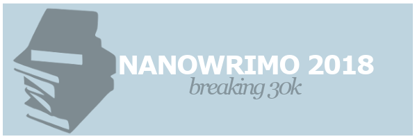 NaNoWriMo 2018 | Breaking 30k